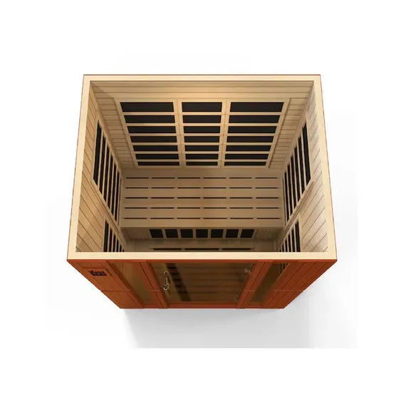 Dynamic Bellagio 3-Person Low EMF FAR Infrared Sauna (Canadian Hemlock)