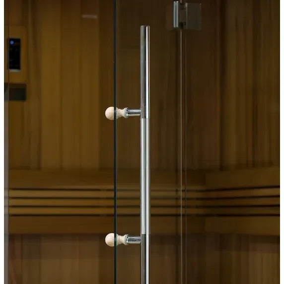 Golden Designs "Kuusamo Edition" 6 Person Indoor Traditional Sauna - Canadian Red Cedar Interior