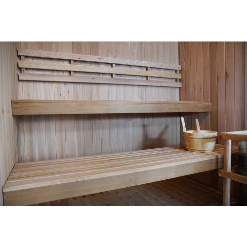 Sunray Charleston 4-person Indoor Traditional Sauna Double Bench