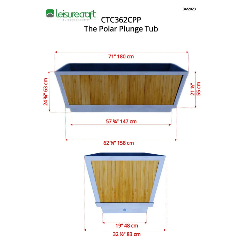 The Polar Plunge Tub