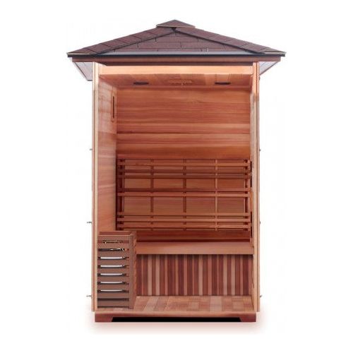 Sunray Eagle 2-person Outdoor Traditional Sauna - Harvia Heater