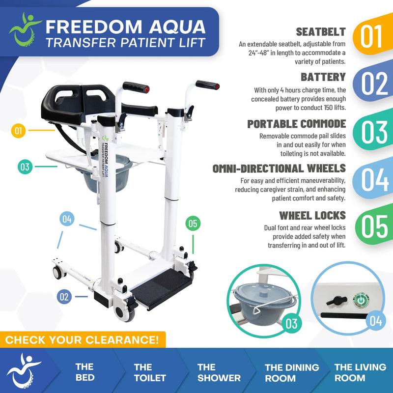 Freedom Aqua Transfer Patient Lift