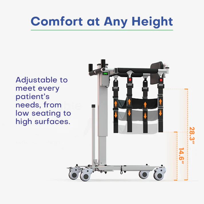 Freedom EveryLift Powered Sling Seat Patient Lift - Portable
