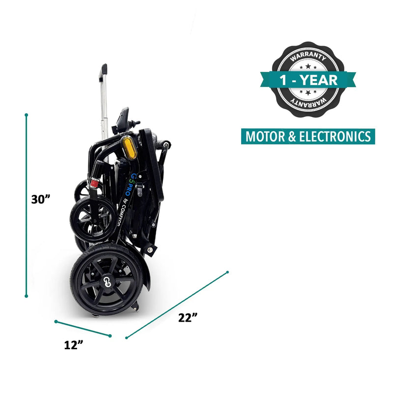 Glide Care G-5 Pro Lightweight Foldable Electric Wheelchair