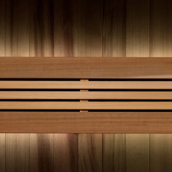Golden Designs Copenhagen 3-Person Traditional Sauna - Canadian Red Cedar
