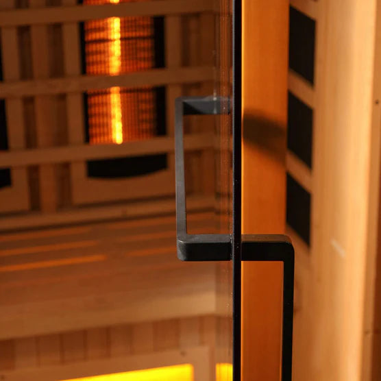 Golden Designs 3-Person Reserve Edition Full Spectrum with Himalayan Salt Bar (Canadian Hemlock)