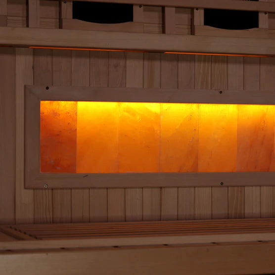 Golden Designs 1-2 Person Full Spectrum with Himalayan Salt Bar (Canadian Hemlock)