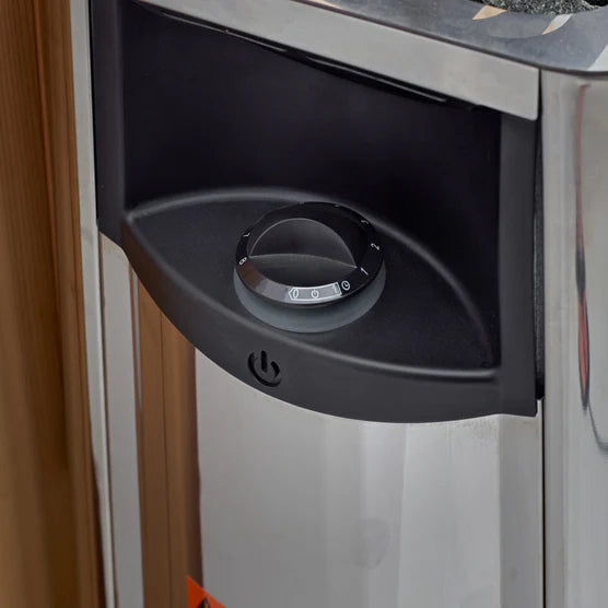 Golden Designs Soria 3-Person Hybrid Sauna (Indoor) - Full Spectrum and Harvia Traditional Stove