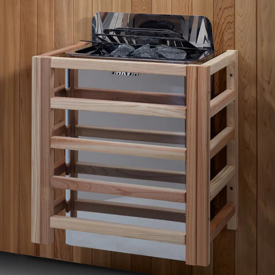 Golden Designs Toledo 6-Person Hybrid Sauna (Indoor) - Full Spectrum and Harvia Traditional Stove