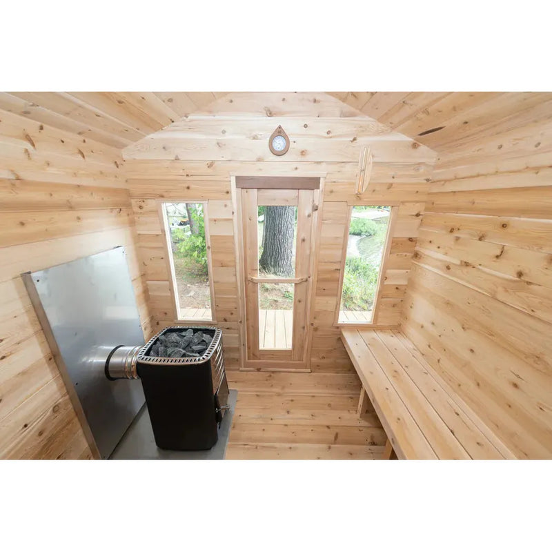 Dundalk Leisurecraft CT Georgian 6 Person Cabin Sauna CTC88W