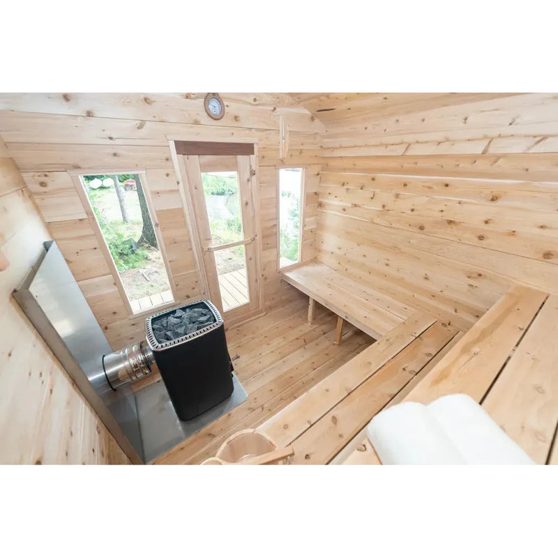 Dundalk Leisurecraft CT Georgian 6 Person Cabin Sauna CTC88W