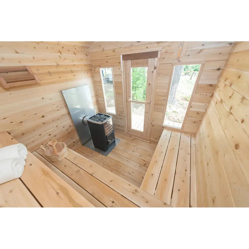 Dundalk Leisurecraft CT Georgian 6 Person Cabin Sauna CTC88W