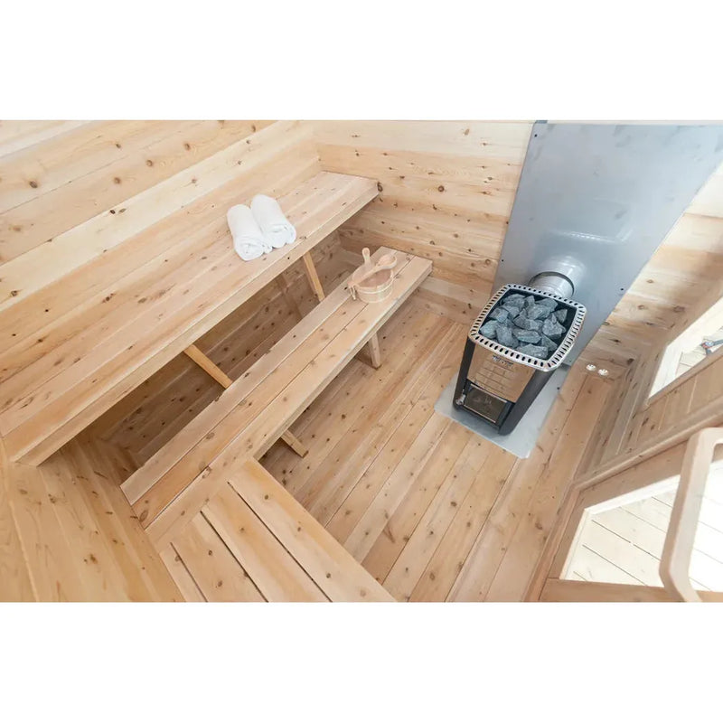 Dundalk Leisurecraft CT Georgian 6 Person Cabin Sauna CTC88W