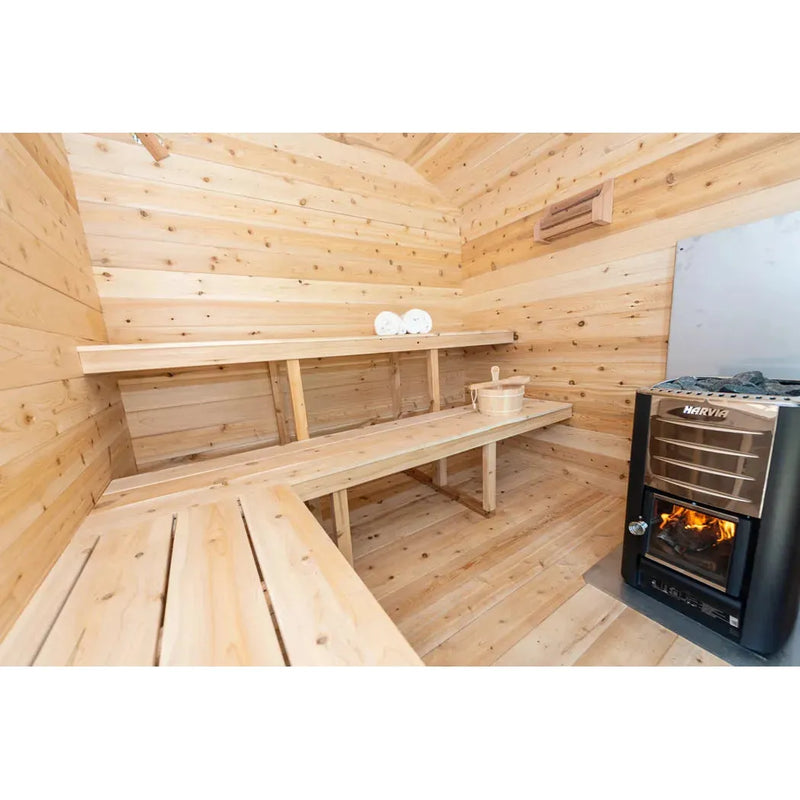 Dundalk Leisurecraft CT Georgian 6 Person Cabin Sauna CTC88W