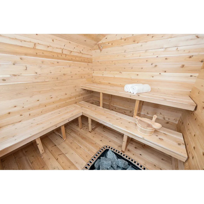 Dundalk Leisurecraft CT Georgian 6 Person Cabin Sauna CTC88W