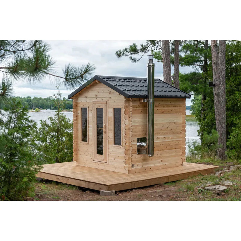 Dundalk Leisurecraft CT Georgian 6 Person Cabin Sauna CTC88W