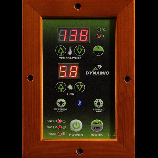 Dynamic Lugano 3-Person Low EMF FAR Infrared Sauna (Canadian Hemlock)