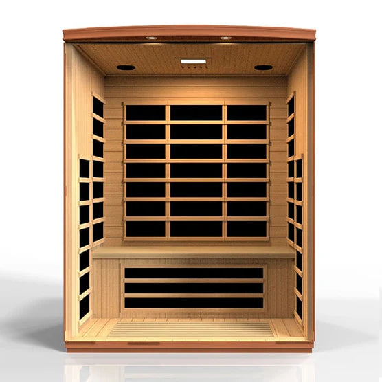 Dynamic Lugano 3-Person Low EMF FAR Infrared Sauna (Canadian Hemlock)