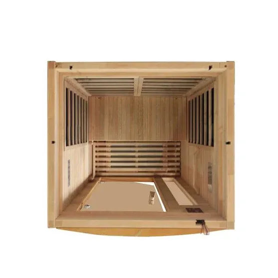 Dynamic Barcelona Elite 1-2-Person Ultra Low EMF FAR Infrared Sauna (Canadian Hemlock)
