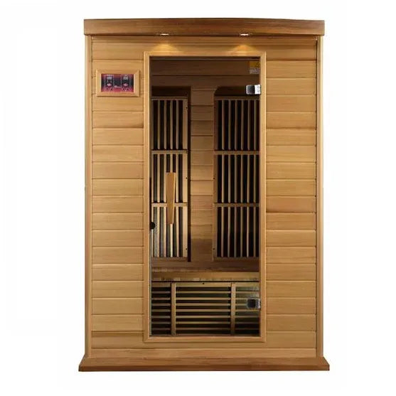 Maxxus 2-Person Low EMF FAR Infrared Sauna (Canadian Red Cedar)