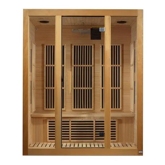 Maxxus Bellevue 3-Person Low EMF FAR Infrared Sauna (Canadian Hemlock)