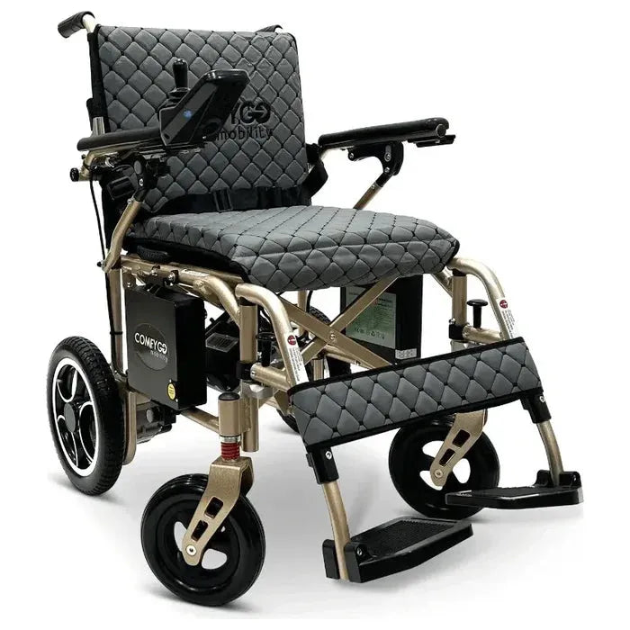 ComfyGO X-7 Lightweight Foldable Electric Wheelchair For Travel