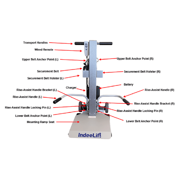 IndeeLift HFL-400-D Floor To Seat Height 400 lbs. Capacity