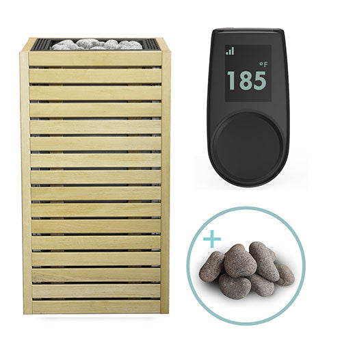 HUUM CORE Alder Pkg CORE Series Sauna Heater Package, Alder Wood Exterior, Up to 10.5kW
