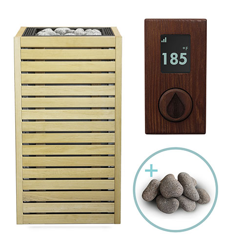 HUUM CORE Alder Pkg CORE Series Sauna Heater Package, Alder Wood Exterior, Up to 10.5kW