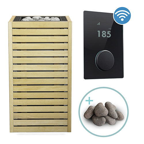 HUUM CORE Alder Pkg CORE Series Sauna Heater Package, Alder Wood Exterior, Up to 10.5kW