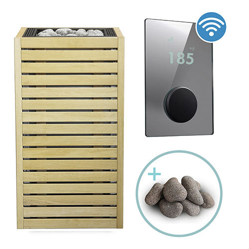 HUUM CORE Alder Pkg CORE Series Sauna Heater Package, Alder Wood Exterior, Up to 10.5kW