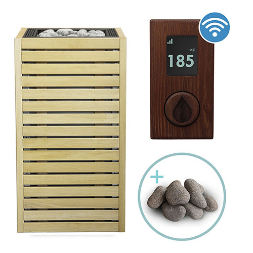HUUM CORE Alder Pkg CORE Series Sauna Heater Package, Alder Wood Exterior, Up to 10.5kW