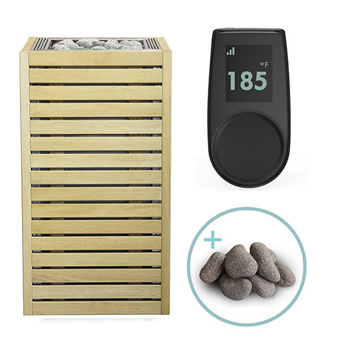 HUUM CORE Alder Pkg CORE Series Sauna Heater Package, Alder Wood Exterior, Up to 10.5kW