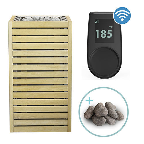 HUUM CORE Alder Pkg CORE Series Sauna Heater Package, Alder Wood Exterior, Up to 10.5kW