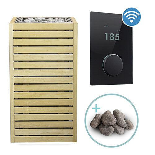 HUUM CORE Alder Pkg CORE Series Sauna Heater Package, Alder Wood Exterior, Up to 10.5kW