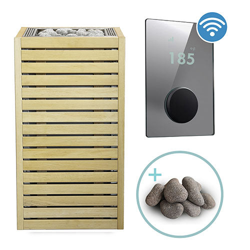 HUUM CORE Alder Pkg CORE Series Sauna Heater Package, Alder Wood Exterior, Up to 10.5kW