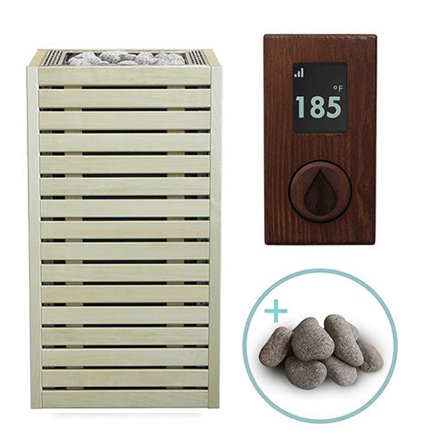 HUUM CORE Aspen Pkg CORE Series Sauna Heater Package, Aspen Wood Exterior, Up to 10.5kW