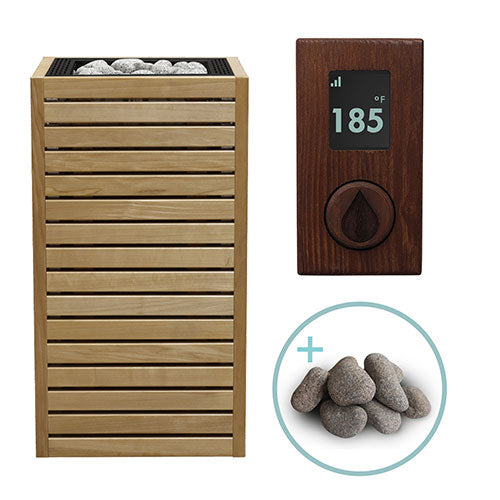 HUUM CORE Thermo-Aspen Pkg CORE Series Sauna Heater Package, Thermo-Aspen Wood Exterior, Up to 10.5kW