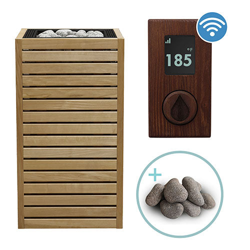 HUUM CORE Thermo-Aspen Pkg CORE Series Sauna Heater Package, Thermo-Aspen Wood Exterior, Up to 10.5kW