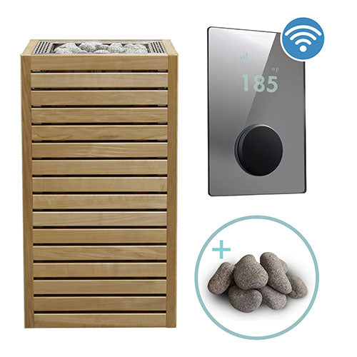 HUUM CORE Thermo-Aspen Pkg CORE Series Sauna Heater Package, Thermo-Aspen Wood Exterior, Up to 10.5kW
