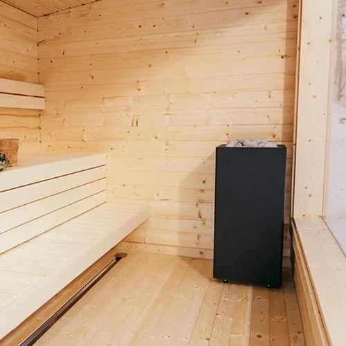 HUUM CORE Black Pkg CORE Series Sauna Heater Package, Black Exterior, Up to 10.5kW