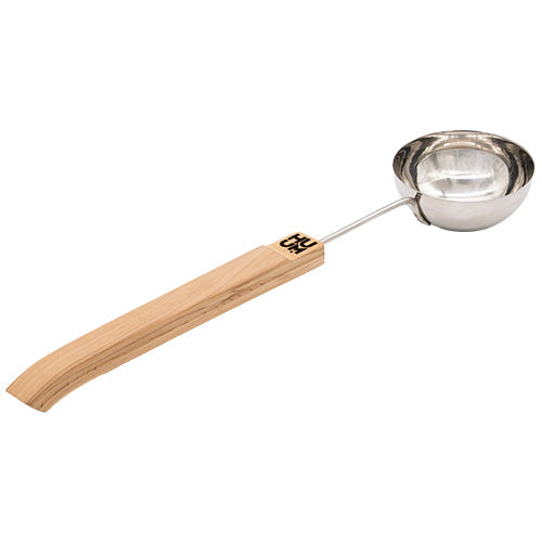 HUUM TASA Sauna Ladle, Stainless Steel w/ Wood Handle