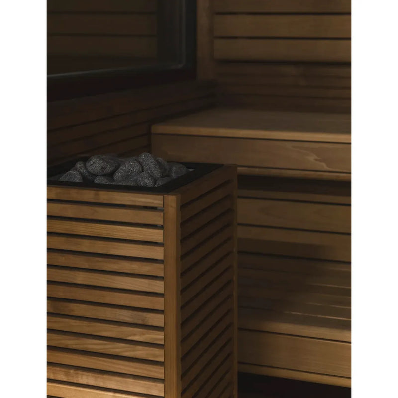HUUM CORE Thermo-Aspen Pkg CORE Series Sauna Heater Package, Thermo-Aspen Wood Exterior, Up to 10.5kW