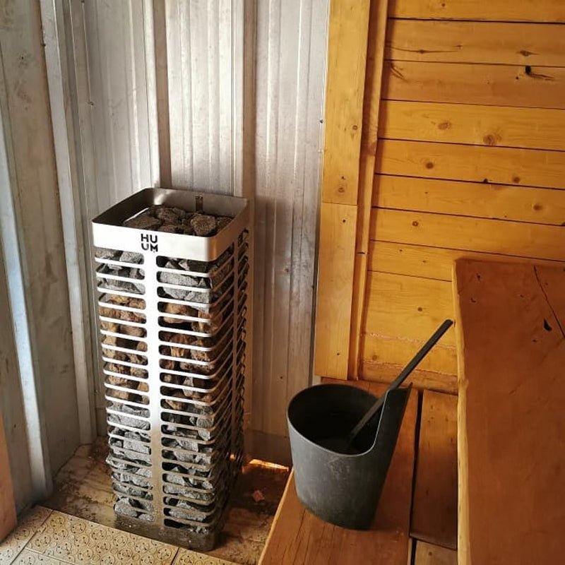 HUUM 6.0STU STEEL Series 6.0kW Sauna Heater Package
