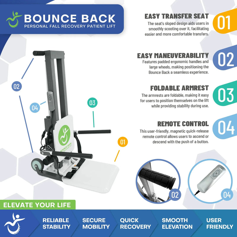 Bounce Back Personal Fall Recovery Patient Lift
