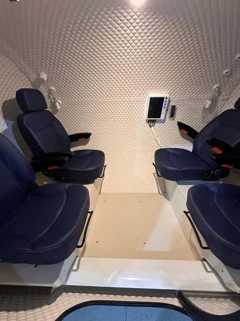 64D x 99L 2.0 ATA Hyperbaric Multiplace Plus Walk-in Hard Shell Oxygen Chamber