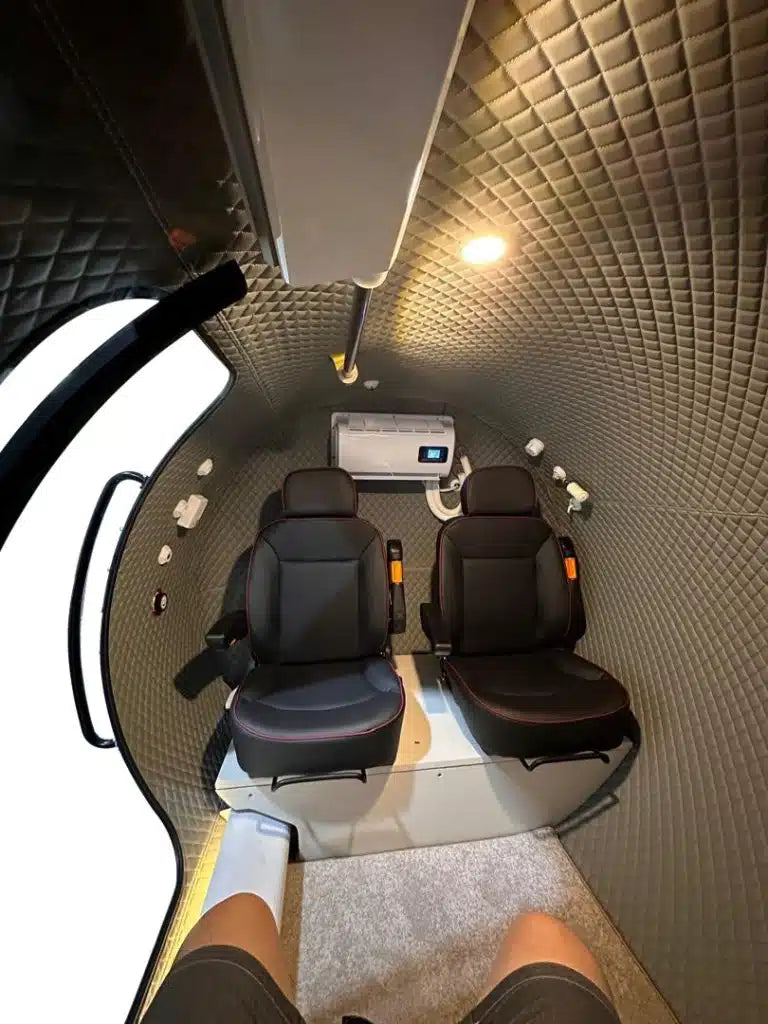 64D x 99L 2.0 ATA Hyperbaric Multiplace Plus Walk-in Hard Shell Oxygen Chamber