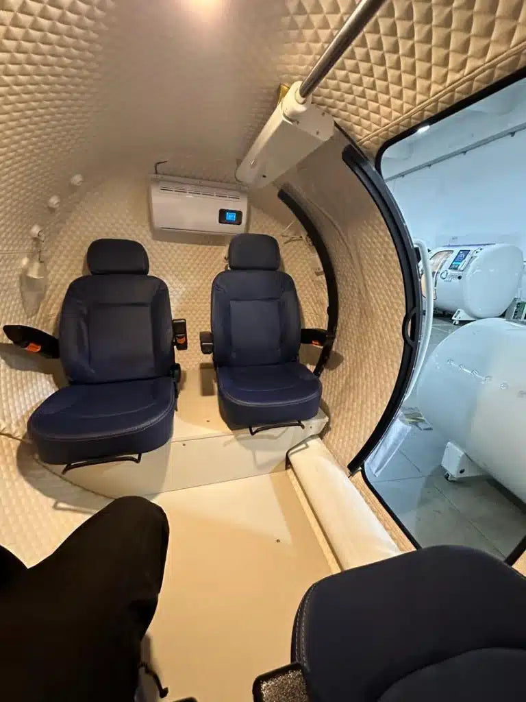 64D x 99L 2.0 ATA Hyperbaric Multiplace Plus Walk-in Hard Shell Oxygen Chamber