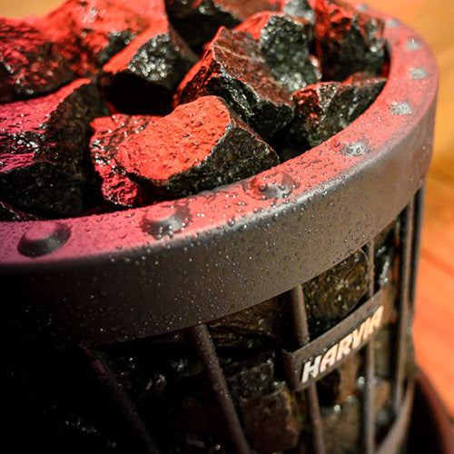 Harvia Vulcanite Sauna Heater Stones, Split-Face