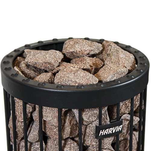 Harvia Vulcanite Sauna Heater Stones, Split-Face